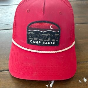 Red Camp Eagle Trucker Hat